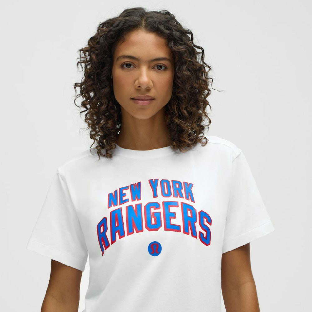 NHL New York Rangers lululemon Women's All Yours Organic Cotton T-Shirt
