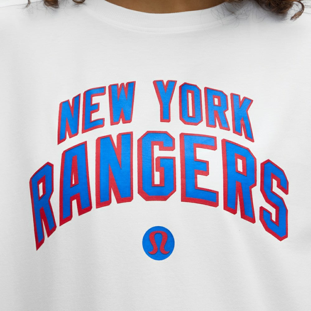 NHL New York Rangers lululemon Women's All Yours Organic Cotton T-Shirt