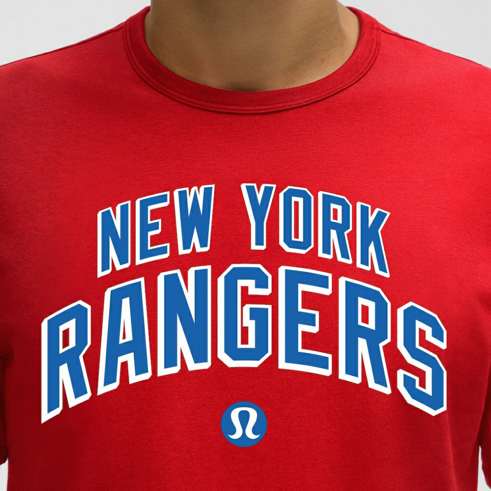 NHL New York Rangers lululemon Organic Cotton Classic-Fit T-Shirt