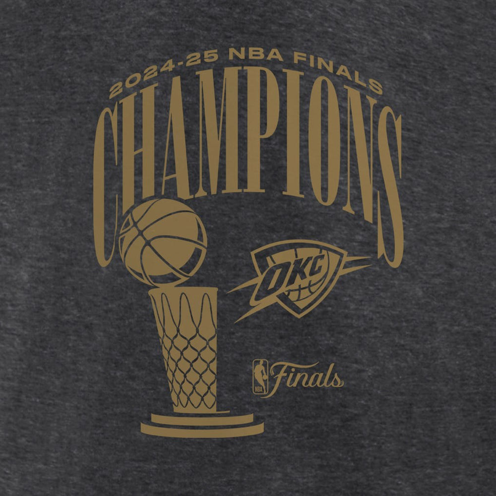 Fanatics Oklahoma City Thunder Women's 2025 NBA Finals Champions Double Dribble V-Neck T-Shirt