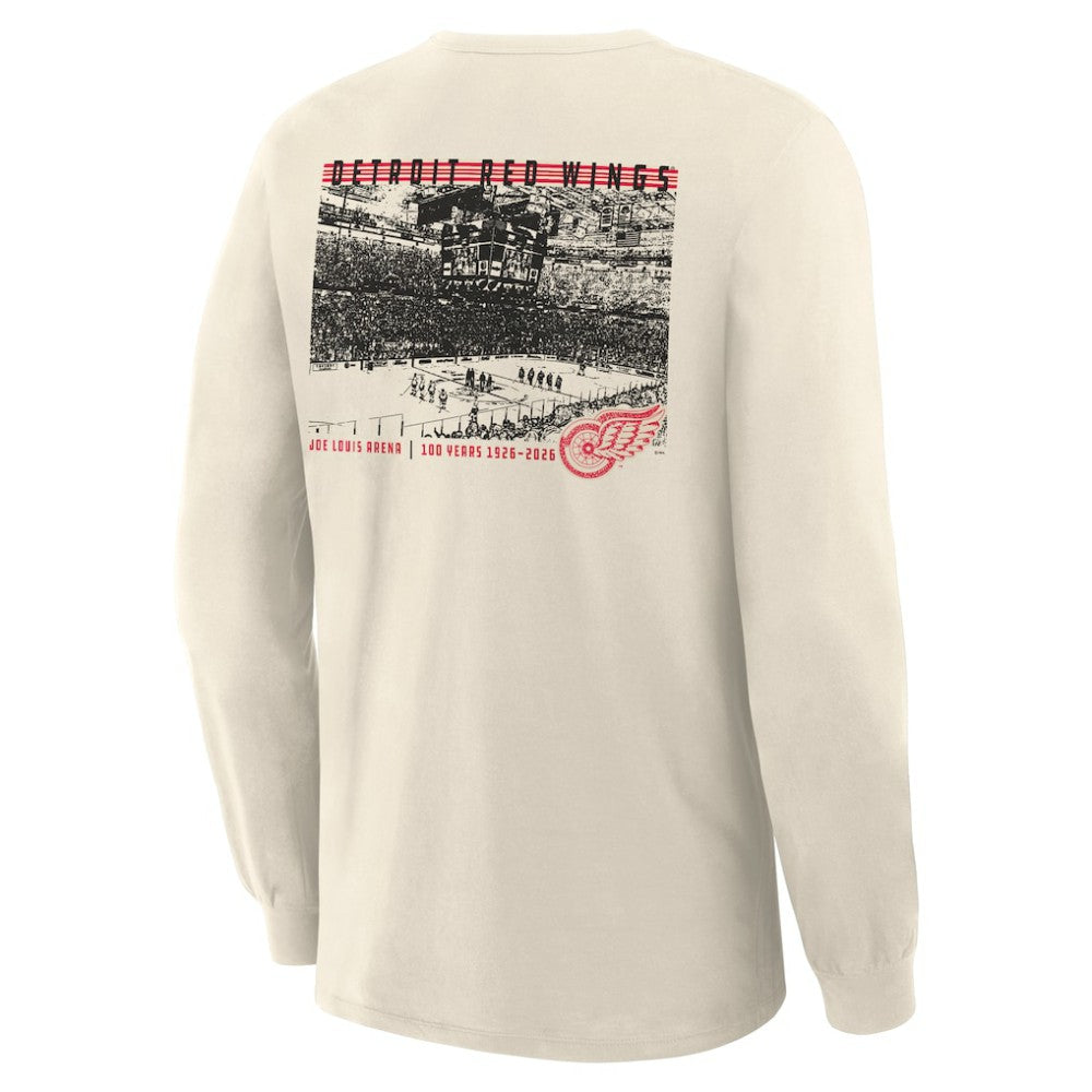 NHL Detroit Red Wings Fanatics Centennial Legacy Long Sleeve T-Shirt