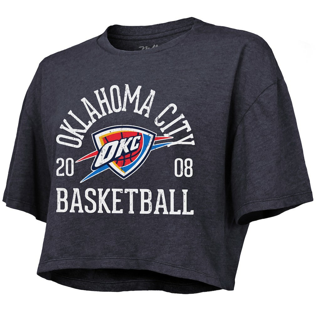 Oklahoma City Thunder Majestic Threads Women's Boxy Crop Top
