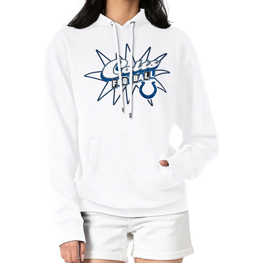 Starter Women's Drive-In Sign Pullover Hoodie - Indianapolis Colts Hoodies
