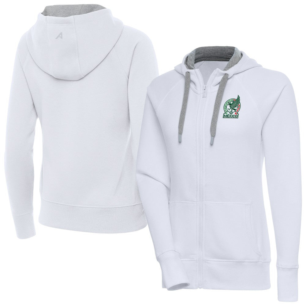 Mexico National Team Antigua Women's Takeover Full-Zip Hoodie