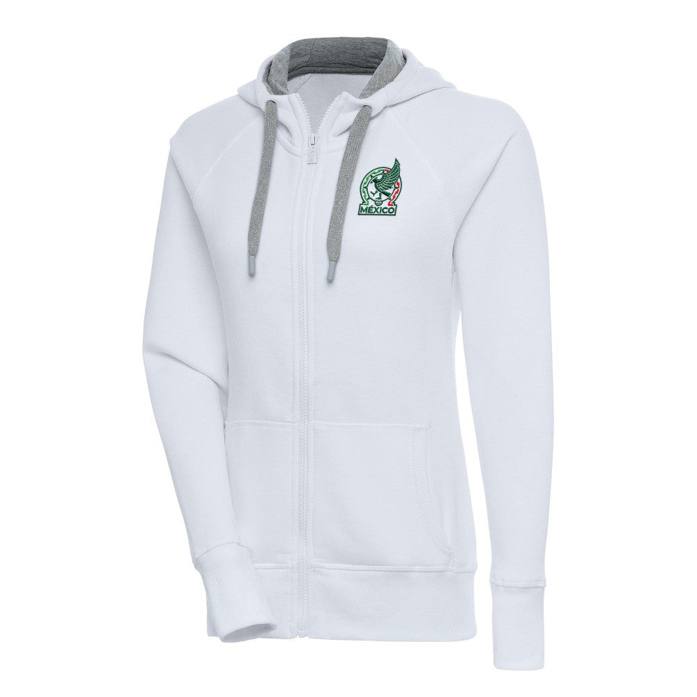 Mexico National Team Antigua Women's Takeover Full-Zip Hoodie