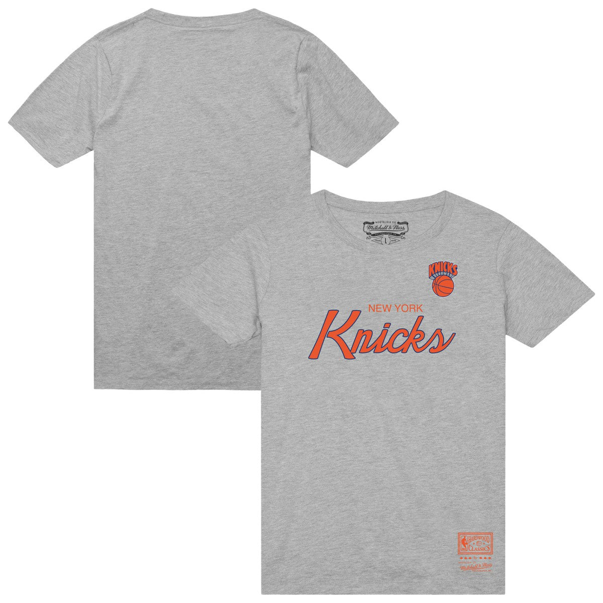 Mitchell & Ness New York Knicks Big & Tall Hardwood Classics Vintage Wordmark T-Shirt