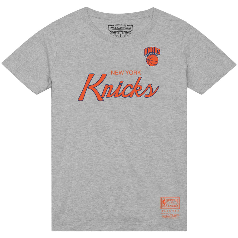 Mitchell & Ness New York Knicks Big & Tall Hardwood Classics Vintage Wordmark T-Shirt