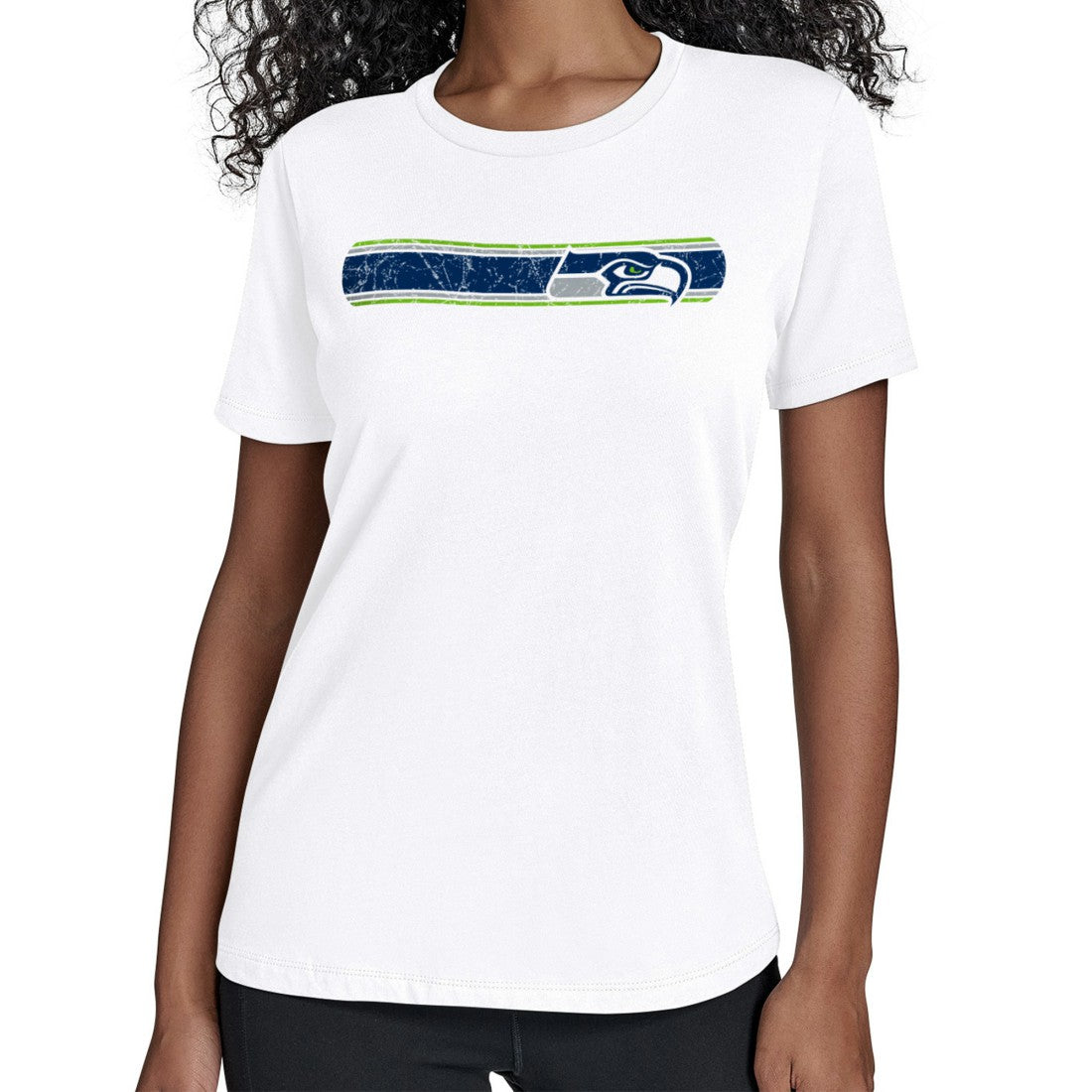 Starter Women's Team Stripe T-Shirt - Seattle Seahawks T-shirts