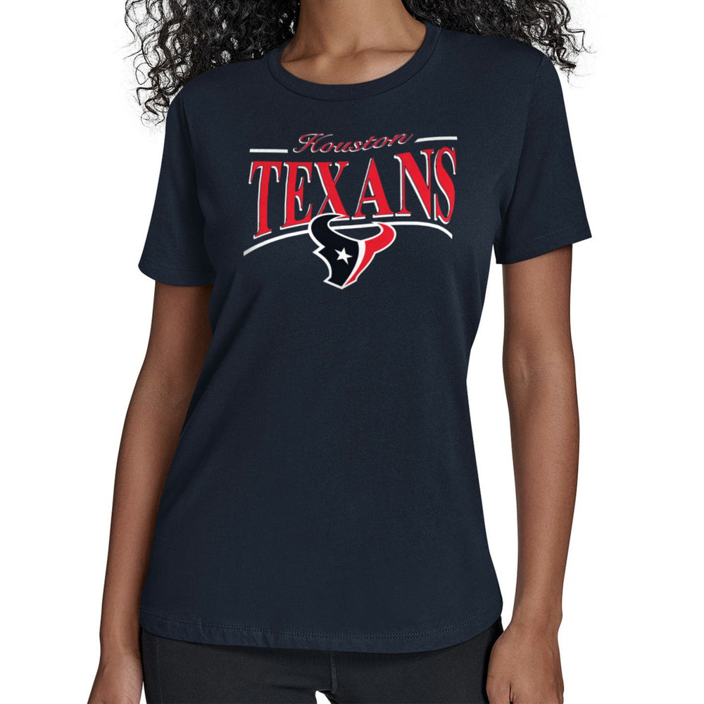 Starter Women's Arch Stripe T-Shirt - Houston Texans T-shirts