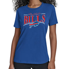 Starter Women's Arch Stripe T-Shirt - Buffalo Bills T-shirts