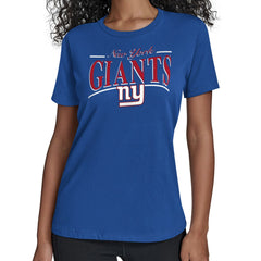 Starter Women's Arch Stripe T-Shirt - New York Giants T-shirts