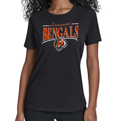 Starter Women's Arch Stripe T-Shirt - Cincinnati Bengals T-shirts