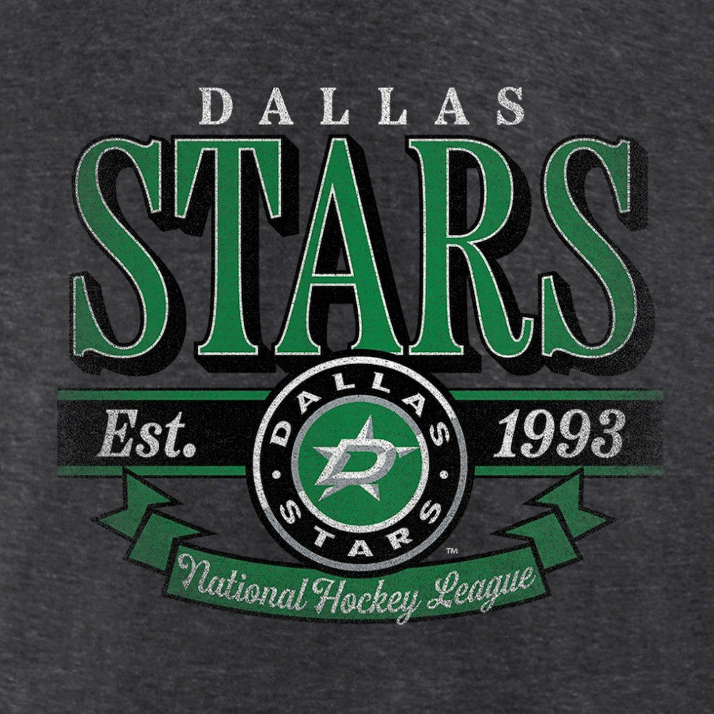 NHL Dallas Stars Women's Retro Banner V-Neck T-Shirt