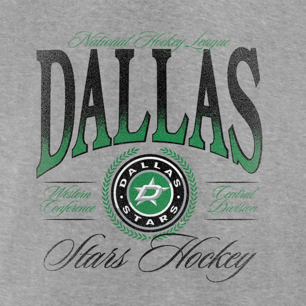 NHL Dallas Stars Women's Retro Script V-Neck T-Shirt