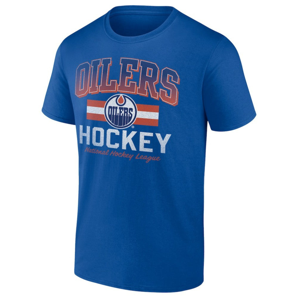 NHL Edmonton Oilers Retro Stripe T-Shirt