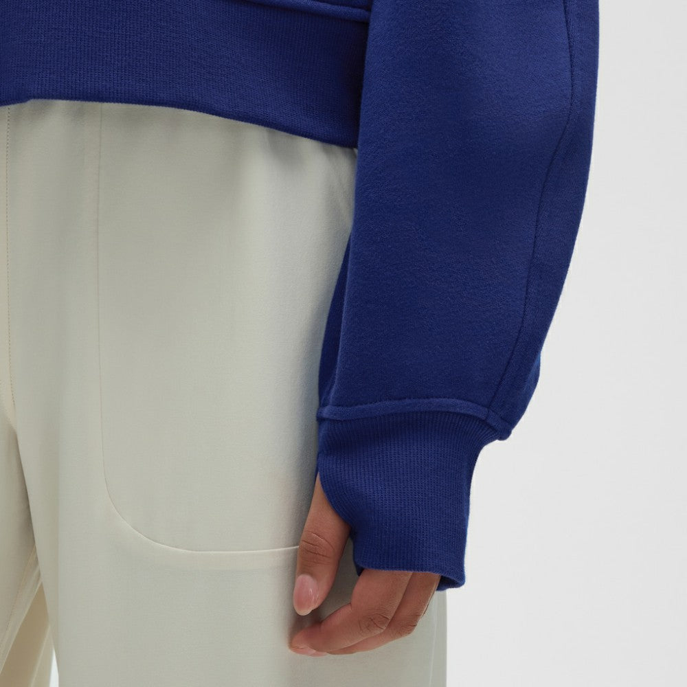 NHL Edmonton Oilers lululemon Women's Scuba Oversized Half-Zip Hoodie