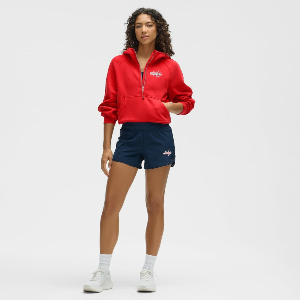 NHL Washington Capitals lululemon Women's Scuba Oversized Half-Zip Hoodie