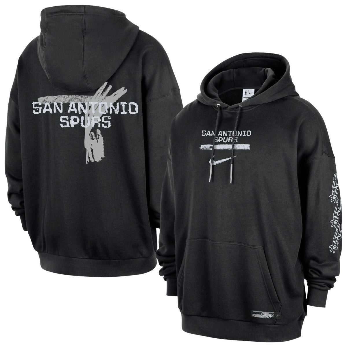Nike San Antonio Spurs Courtside Club Premium Hoodie