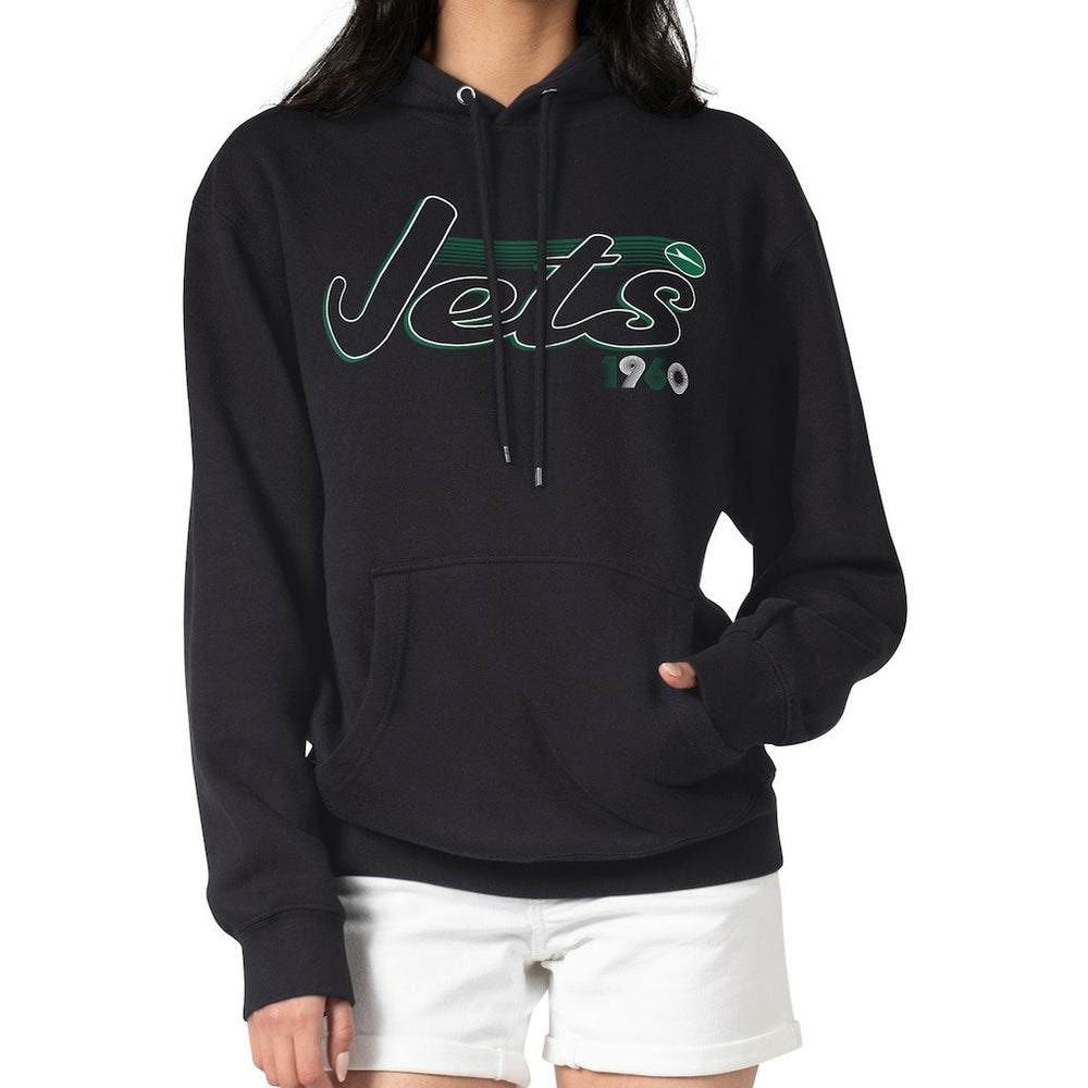 Starter Women's Groovy Script Pullover Hoodie - New York Jets Hoodies