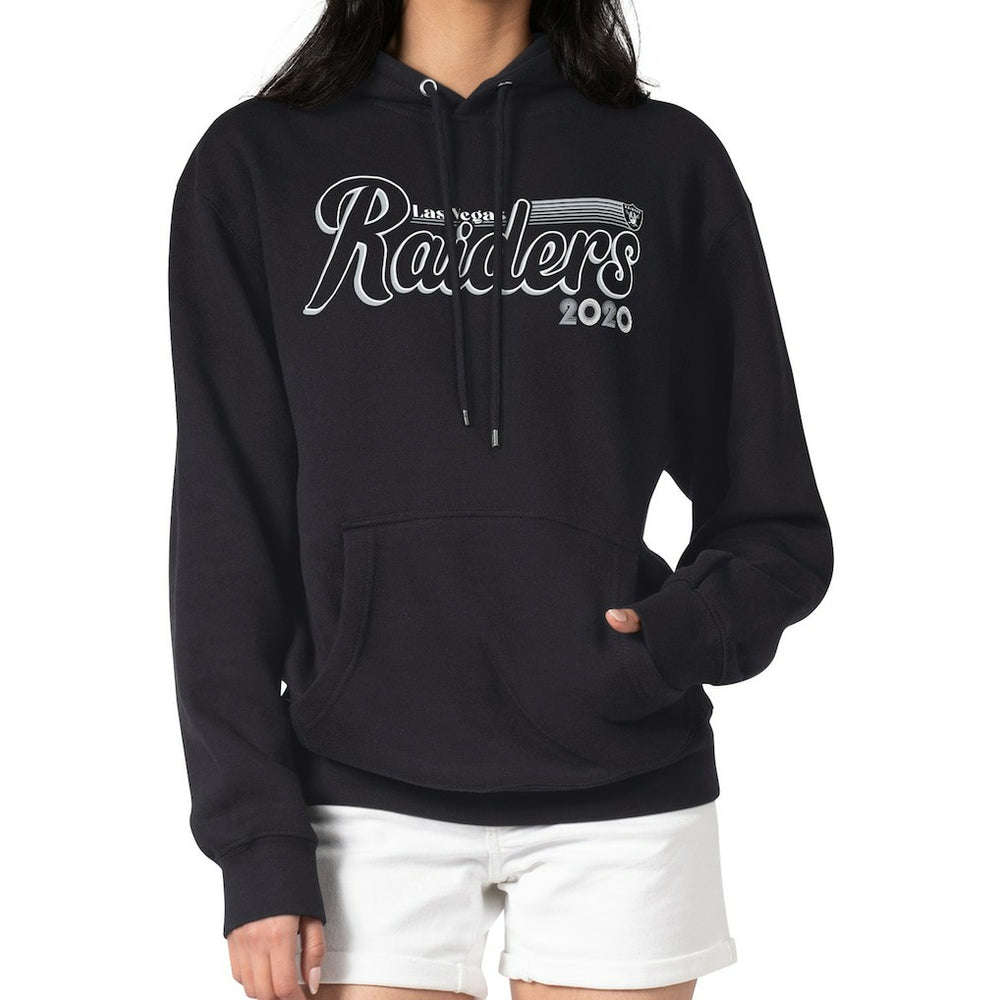 Starter Women's Groovy Script Pullover Hoodie - Las Vegas Raiders Hoodies