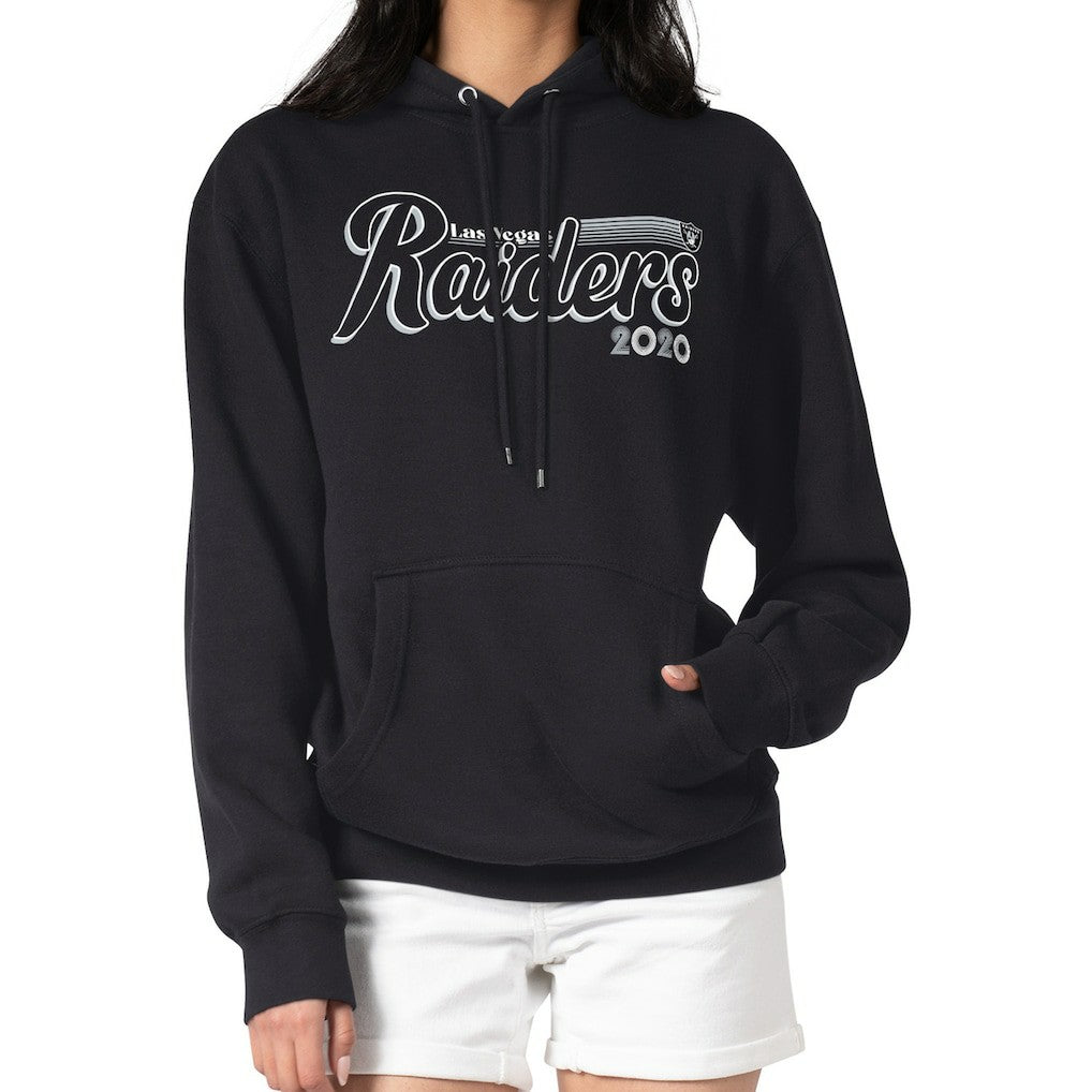 Starter Women's Groovy Script Pullover Hoodie - Las Vegas Raiders Hoodies