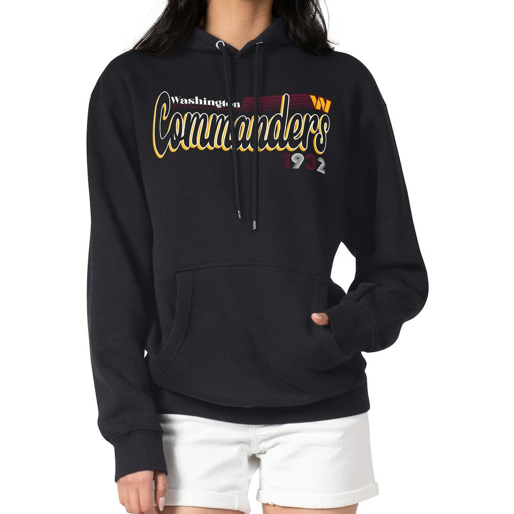 Starter Women's Groovy Script Pullover Hoodie - Washington Commanders Hoodies