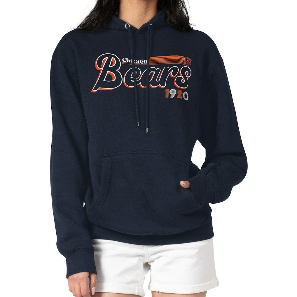 Starter Women's Groovy Script Pullover Hoodie - Chicago Bears Hoodies