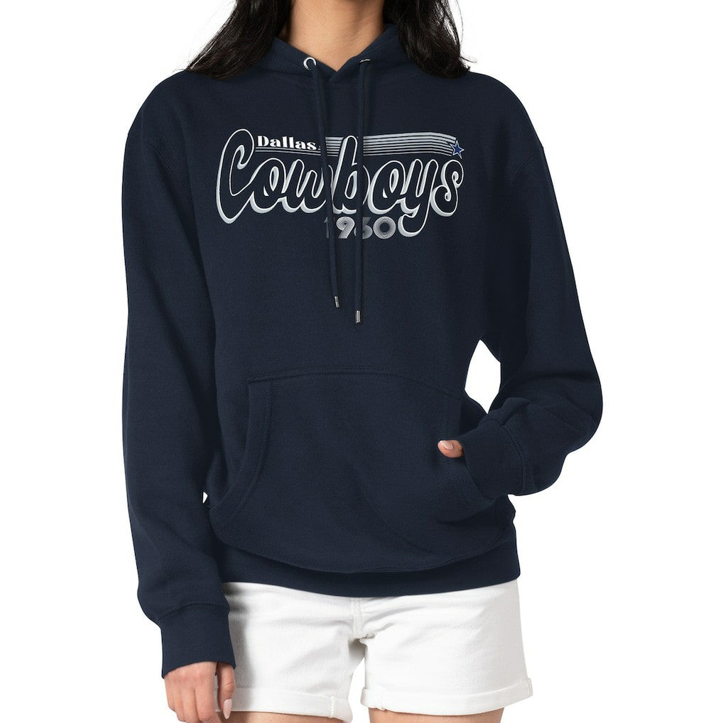 Starter Women's Groovy Script Pullover Hoodie - Dallas Cowboys Hoodies