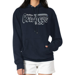 Starter Women's Groovy Script Pullover Hoodie - Dallas Cowboys Hoodies