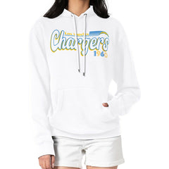 Starter Women's Groovy Script Pullover Hoodie - Los Angeles Chargers Hoodies