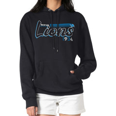 Starter Women's Groovy Script Pullover Hoodie - Detroit Lions Hoodies