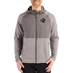 Cutter & Buck Peshastin Eco Fleece Recycled Raglan Full-Zip Tri-Blend Hybrid Jacket - Atlanta Falcons Jackets