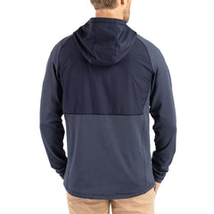 Cutter & Buck Peshastin Eco Fleece Recycled Raglan Full-Zip Tri-Blend Hybrid Jacket - New England Patriots Jackets
