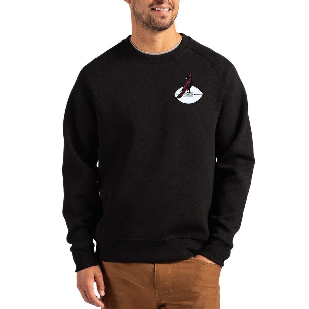 Cutter & Buck Throwback Roam Recycled Raglan Pullover Sweatshirt - Arizona Cardinals Pullover