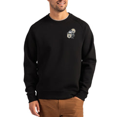 Cutter & Buck Throwback Roam Recycled Raglan Pullover Sweatshirt - New Orleans Saints Pullover
