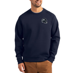 Cutter & Buck Helmet Roam Recycled Raglan Pullover Sweatshirt - Seattle Seahawks Pullover