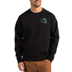 Cutter & Buck Helmet Roam Recycled Raglan Pullover Sweatshirt - Philadelphia Eagles Pullover