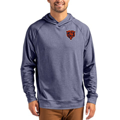 Cutter & Buck Adapt Knit Recycled Raglan Pullover Hoodie - Chicago Bears Hoodies