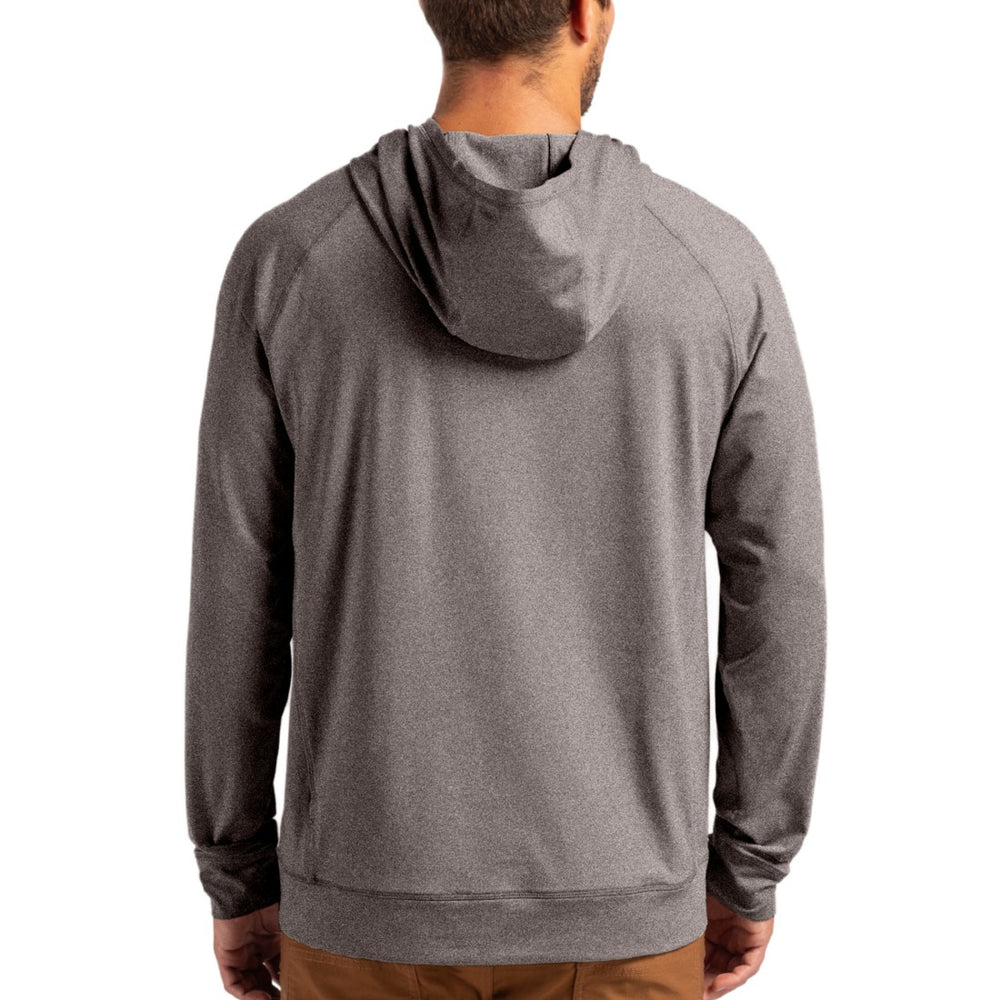 Cutter & Buck Adapt Historic Knit Recycled Raglan Pullover Hoodie - Green Bay Packers Hoodies