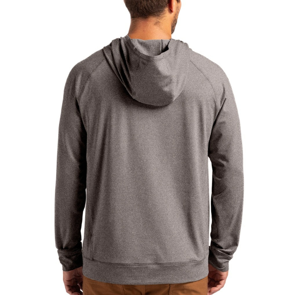 Cutter & Buck Adapt Historic Knit Recycled Raglan Pullover Hoodie - Atlanta Falcons Hoodies