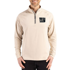 Cutter & Buck Adapt Eco Knit Stretch Recycled Quarter-Zip Pullover - New York Giants Pullover