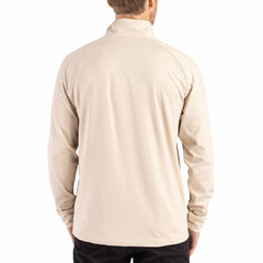 Cutter & Buck Adapt Eco Knit Stretch Recycled Quarter-Zip Pullover - Seattle Seahawks Pullover