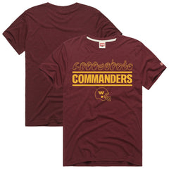 Homage Unisex NFL ASL Collection by Love Sign Tri-Blend T-Shirt - Washington Commanders T-shirts