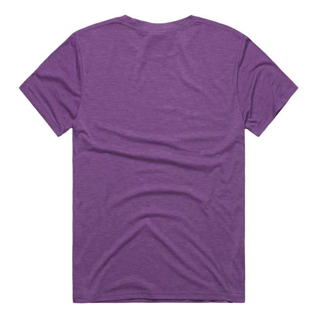 Homage Unisex NFL ASL Collection by Love Sign Tri-Blend T-Shirt - Minnesota Vikings T-shirts