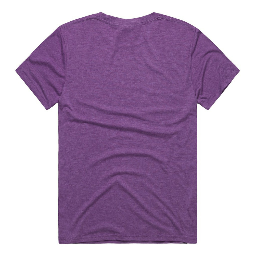 Homage Unisex NFL ASL Collection by Love Sign Tri-Blend T-Shirt - Minnesota Vikings T-shirts