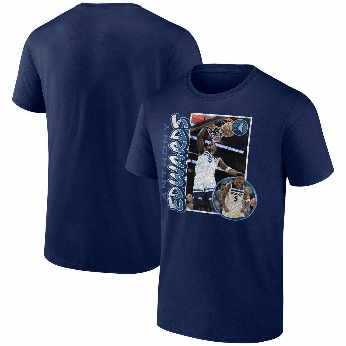 Anthony Edwards Minnesota Timberwolves '90s Player Graphic T-Shirt