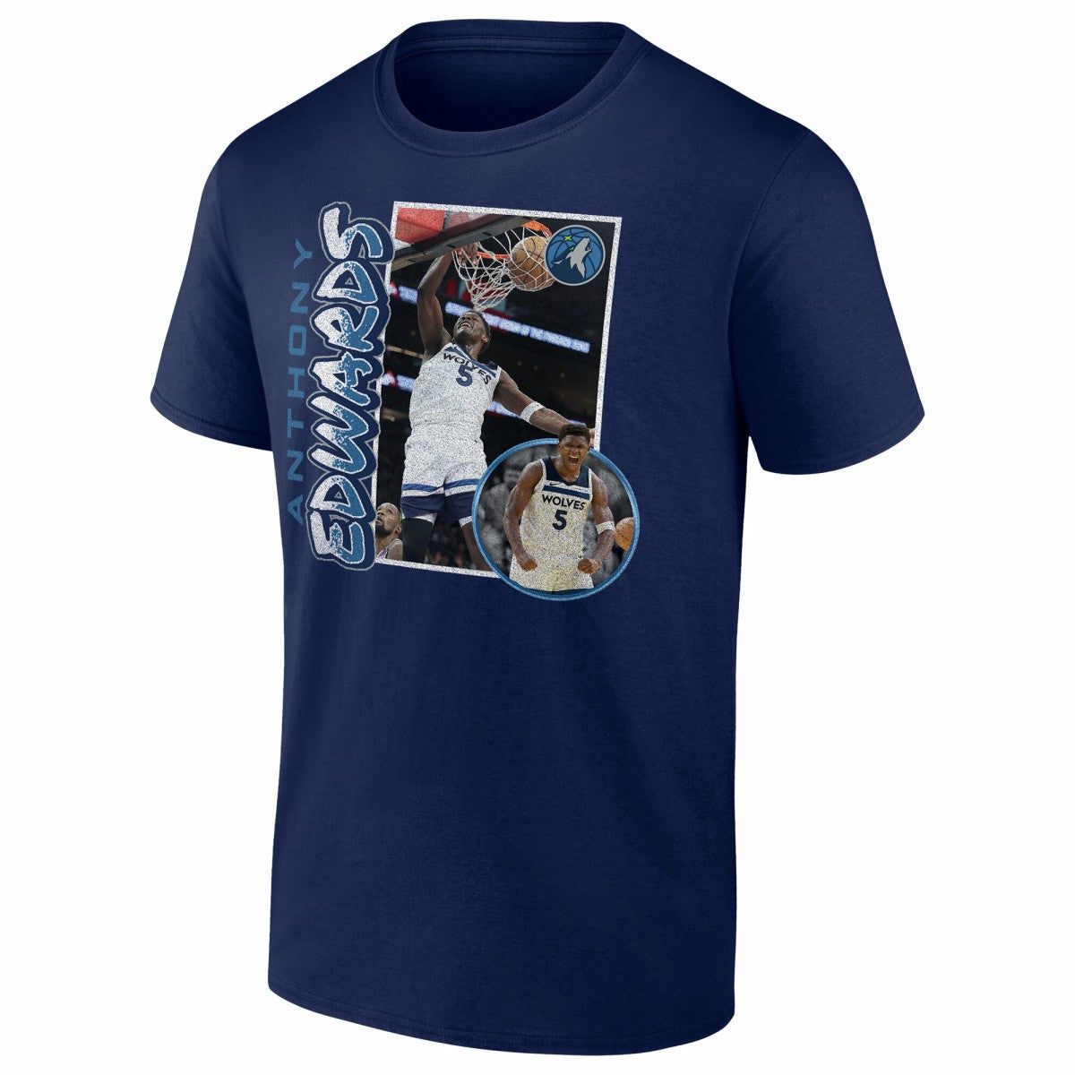 Anthony Edwards Minnesota Timberwolves '90s Player Graphic T-Shirt