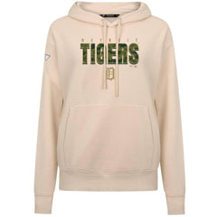 Khaki Detroit Tigers Levelwear Women's Adorn Protect W Pullover Hoodie