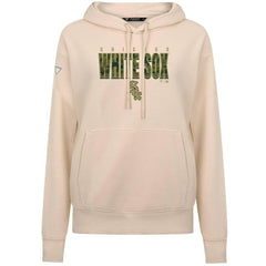Khaki Chicago White Sox Levelwear Women's Adorn Protect W Pullover Hoodie