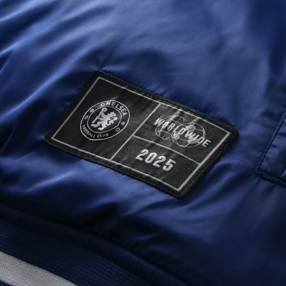 Chelsea Collegiate Sateen Full-Snap Jacket